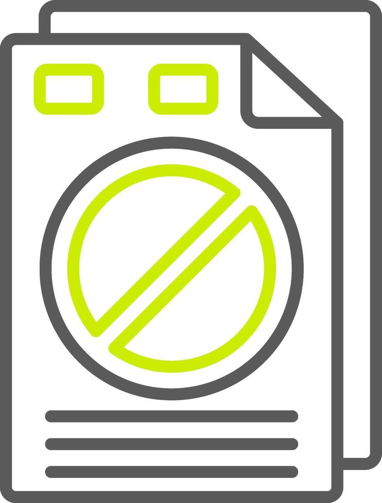 Letter Streamlined App Object vector