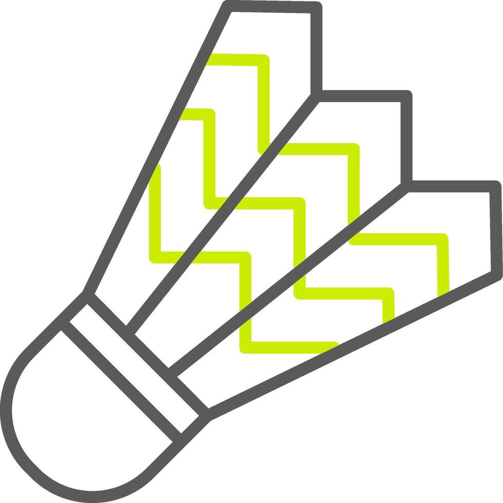 Shuttlecock Polished Design Token vector
