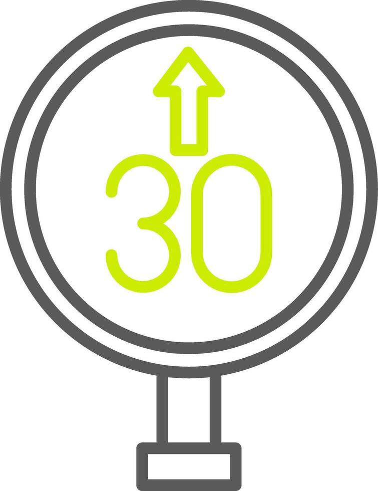 Speed Limit Elegant App Object vector