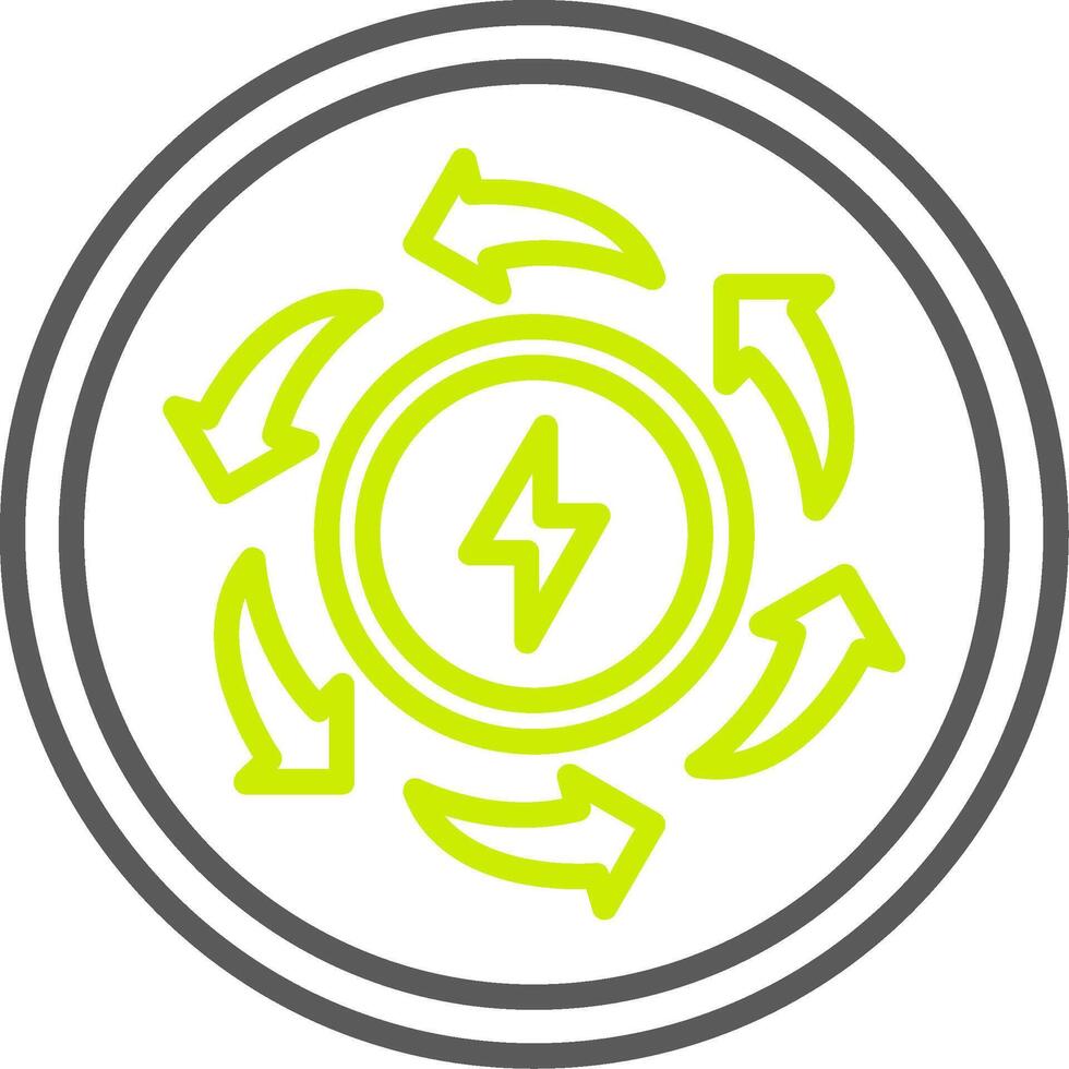 Recycle Energy Advanced Creative Piece vector