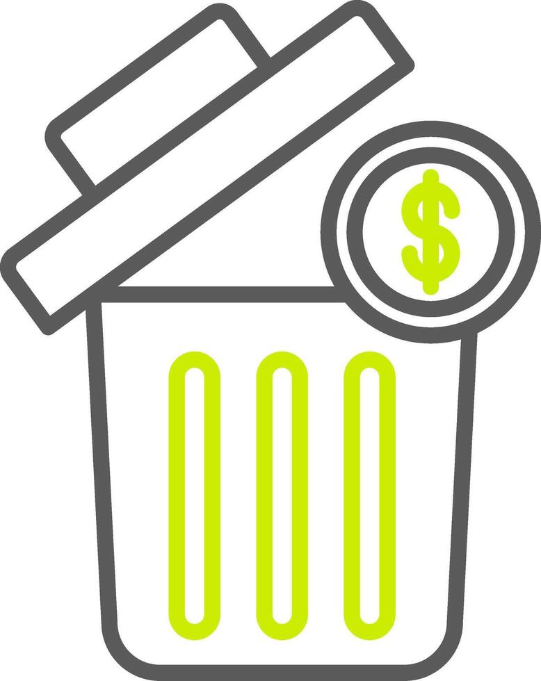 Trash Dynamic Web Graphic vector
