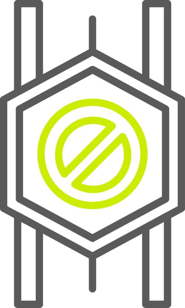 Wrong Way Smart UI Module vector