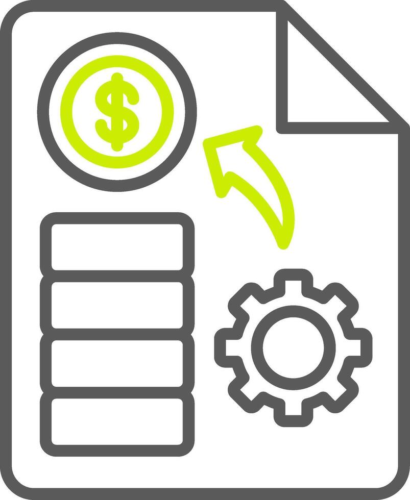 Cost Professional Line Mark vector