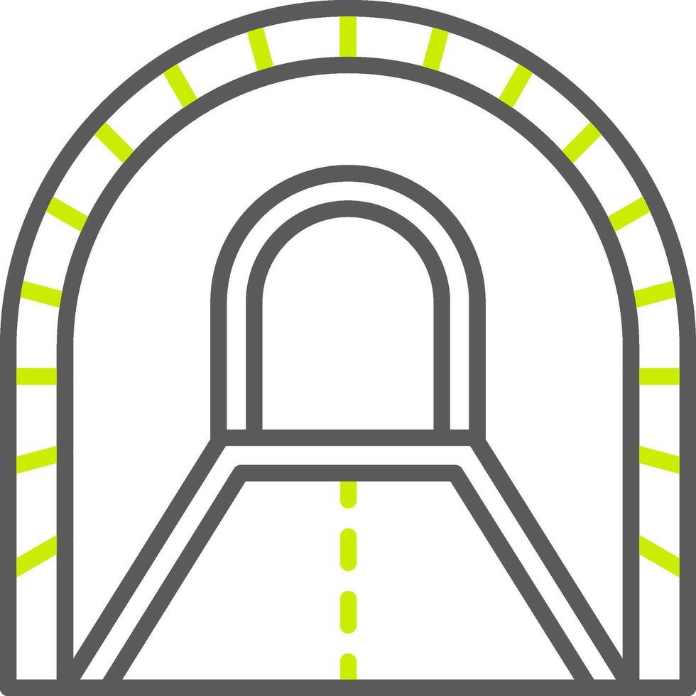 Tunnel Elegant Visual Mark vector