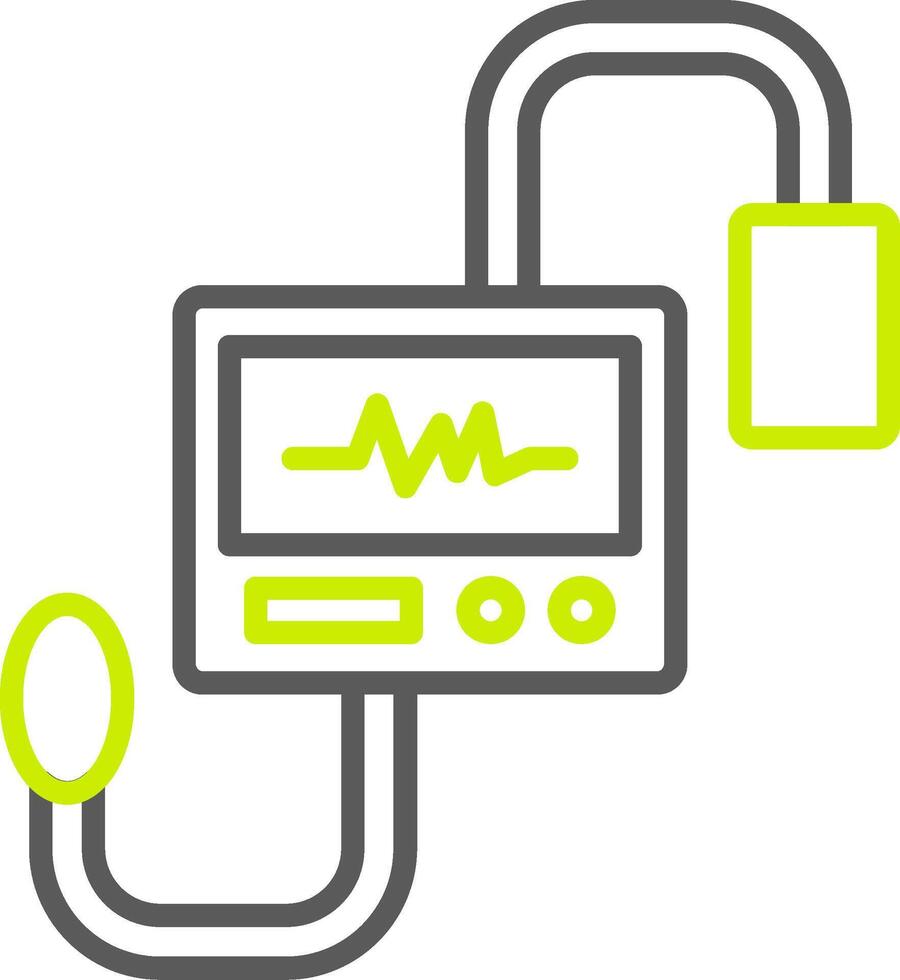 Sphygmomanometer Dynamic Tech Badge vector
