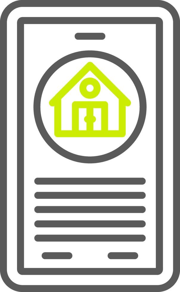 Phone Streamlined Line Drawing vector