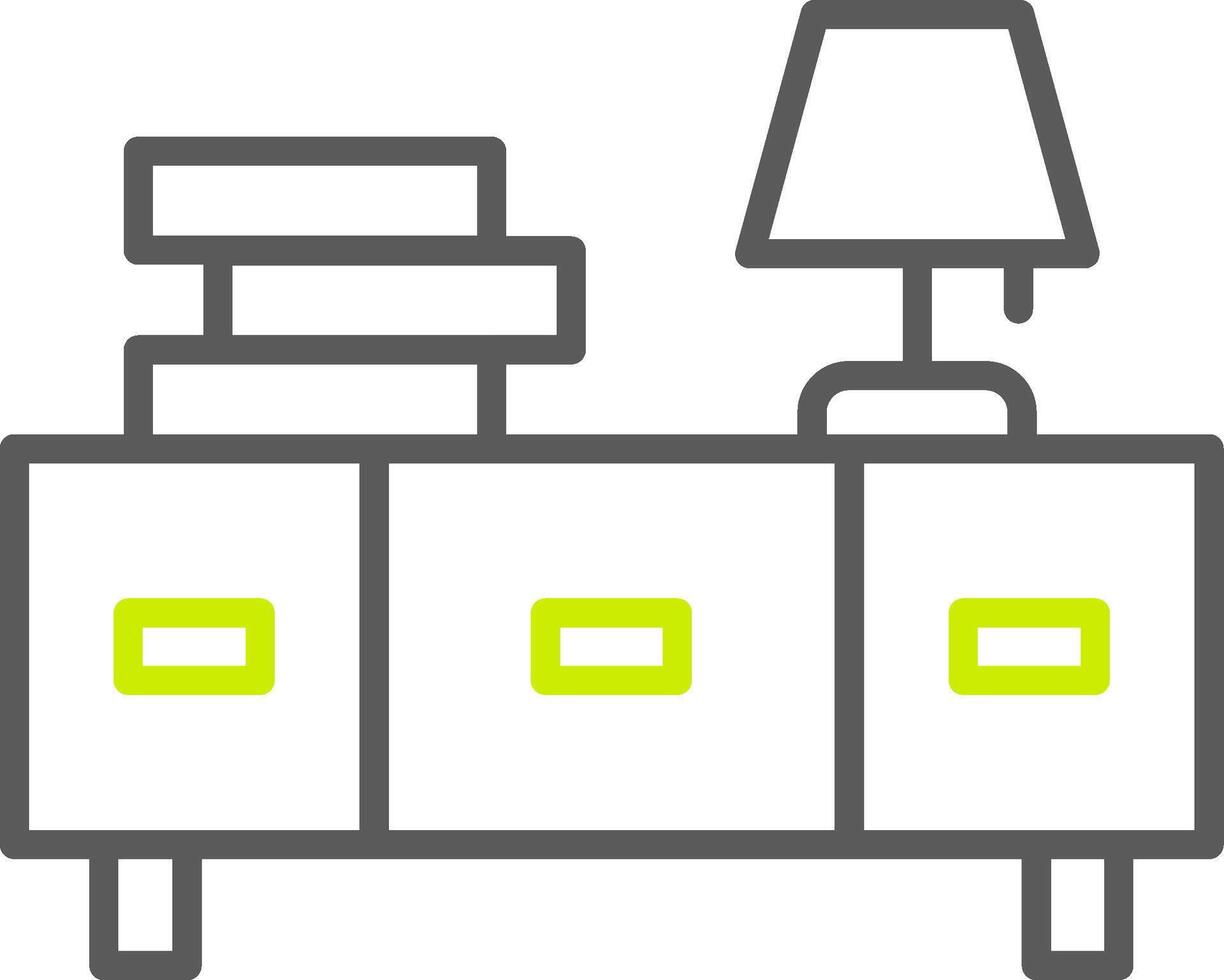 Side Table Advanced Creative Piece vector