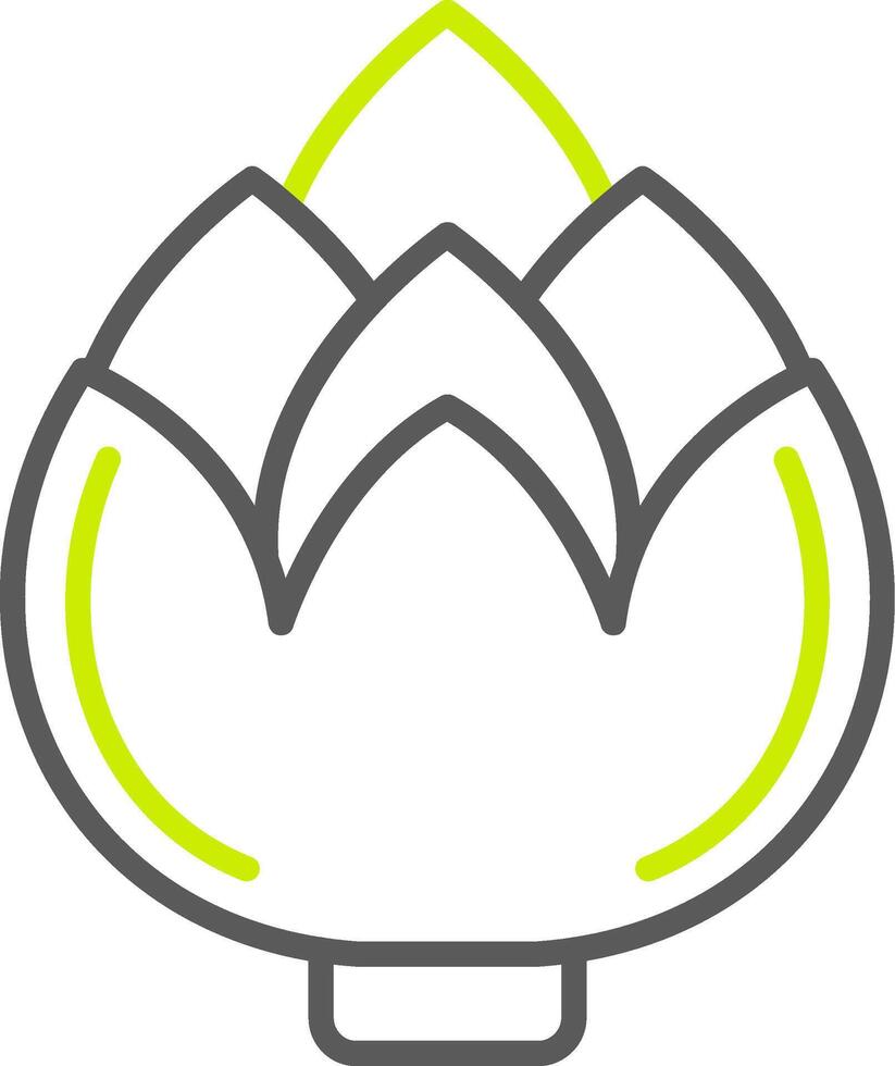 Artichoke Light Mode Icon vector