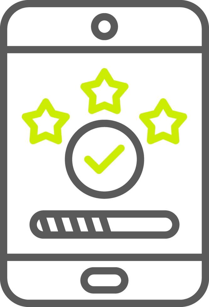 Completed Task Neon Grid Feature vector