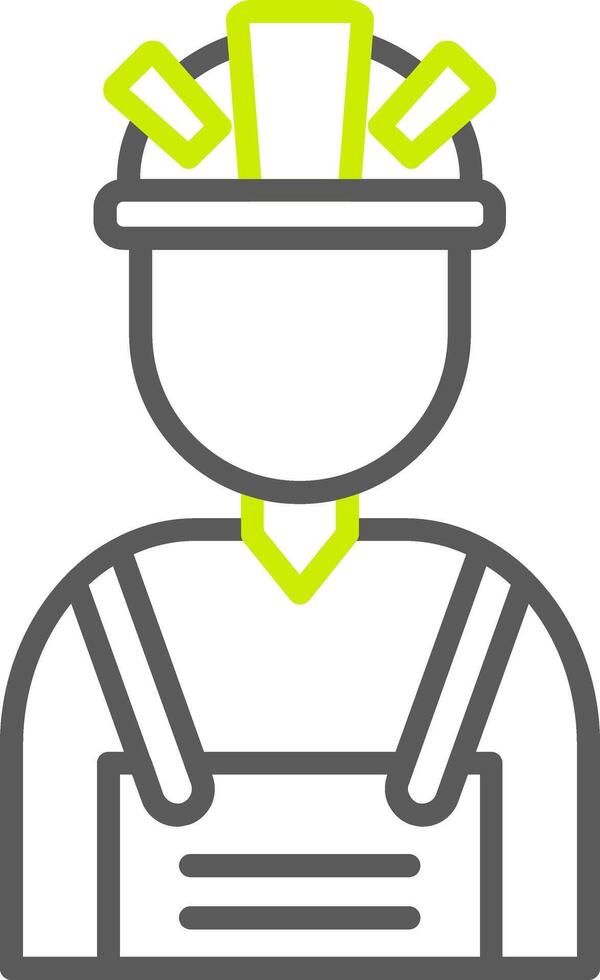 Worker Custom Creative Piece vector