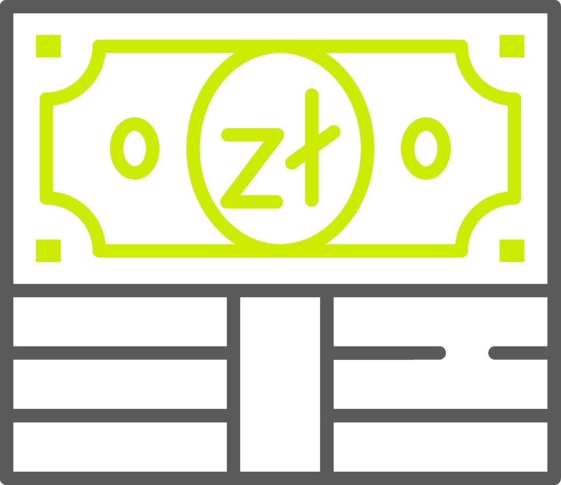 Zloty Optimized Creative Piece vector