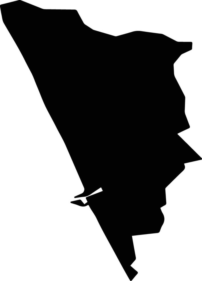 Mituo Taiwan silhouette map vector