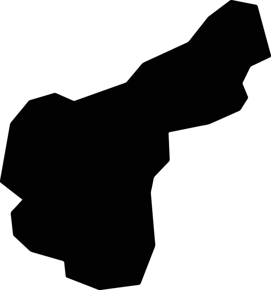 Mixco Guatemala silhouette map vector