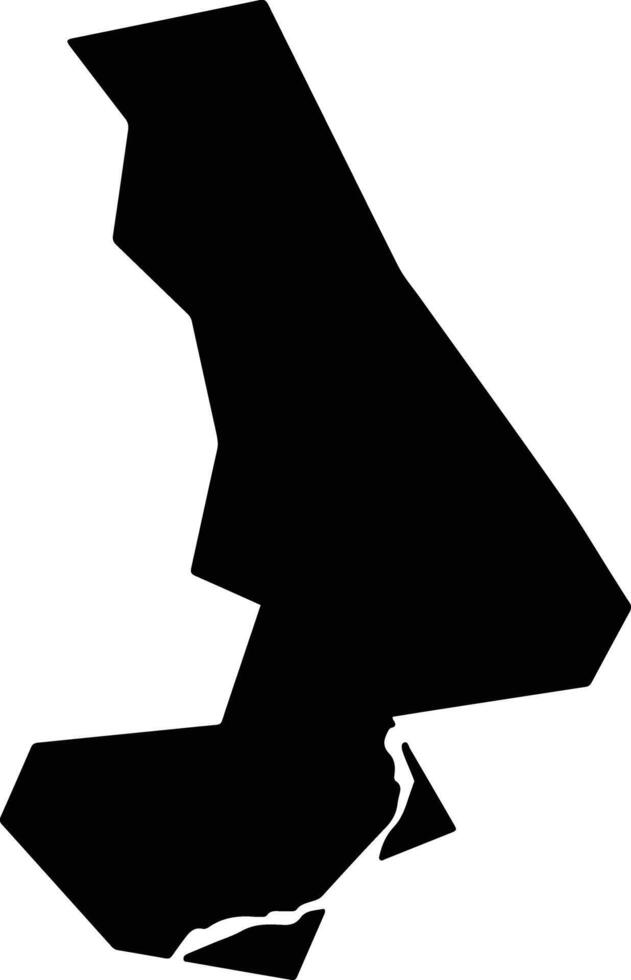 Miyaki Japan silhouette map vector