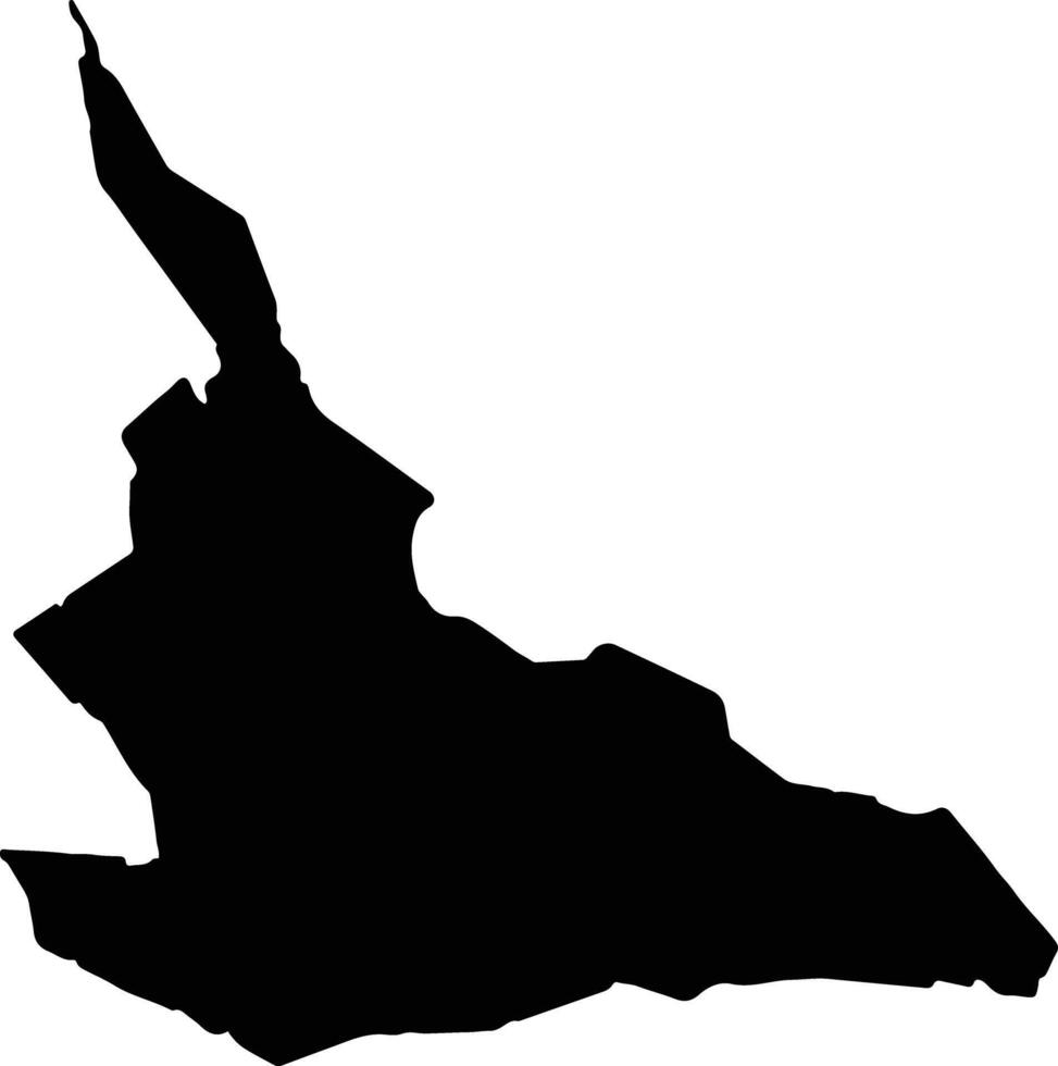 Miyakojima Japan silhouette map vector