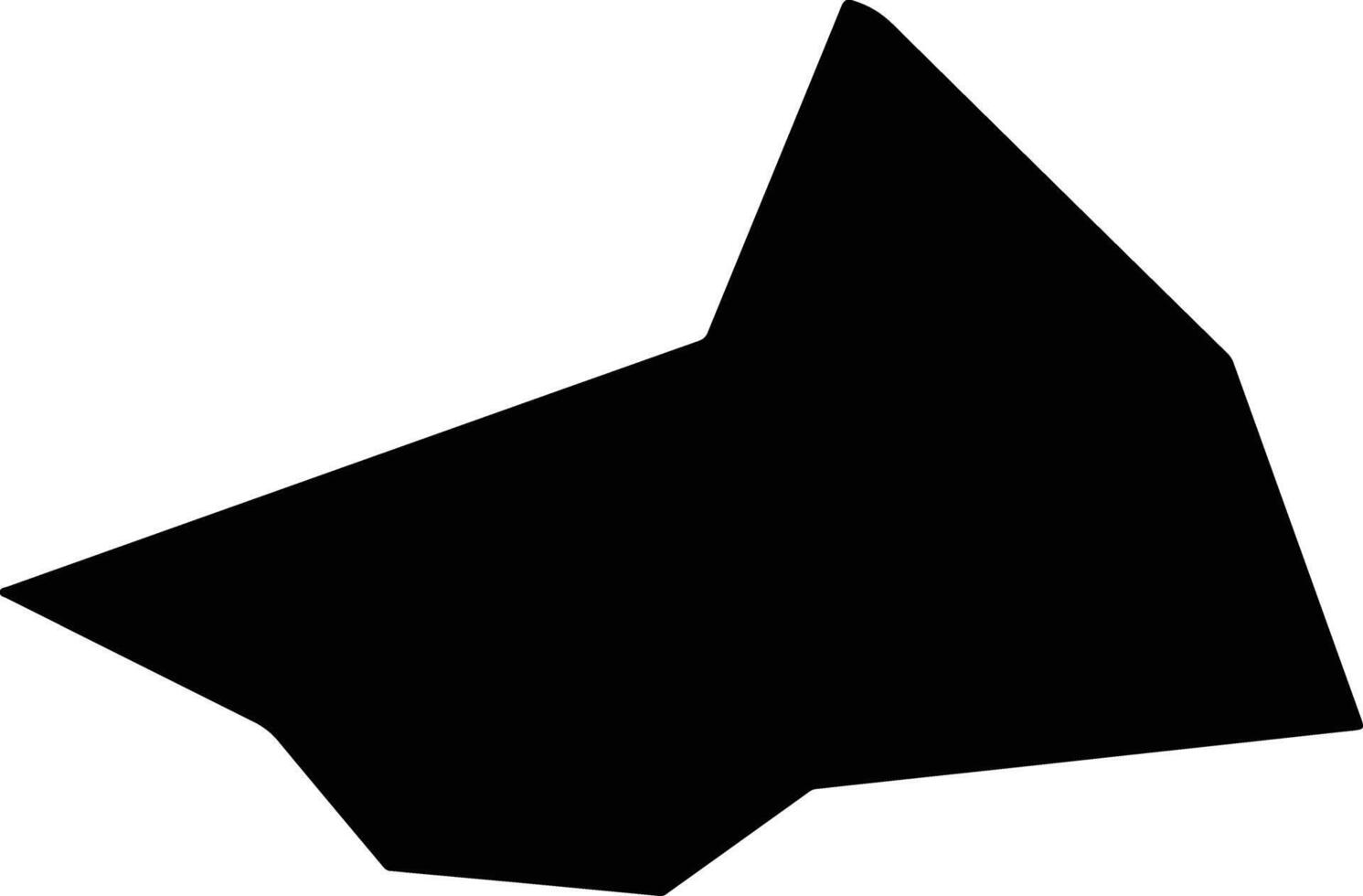 Miziya Bulgaria silhouette map vector