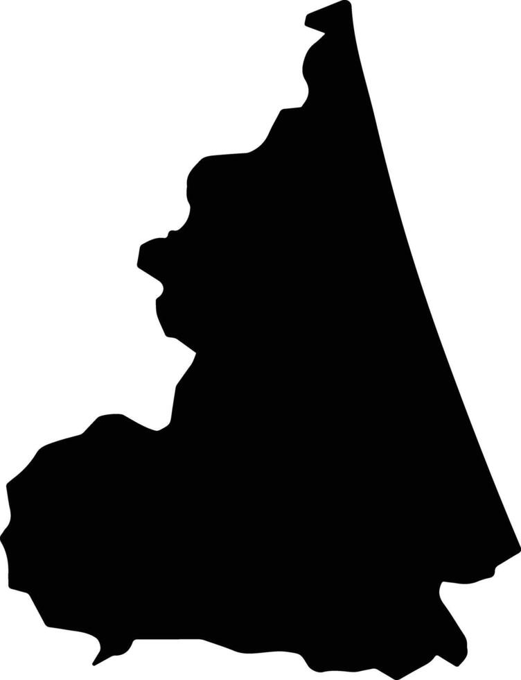 Mo Duc Vietnam silhouette map vector