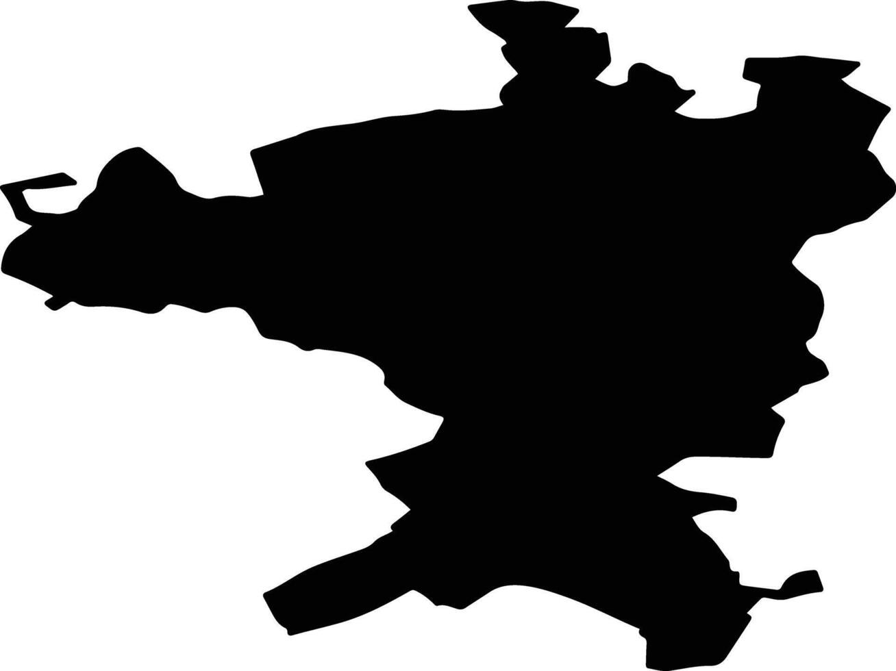 MOCIU Romania silhouette map vector