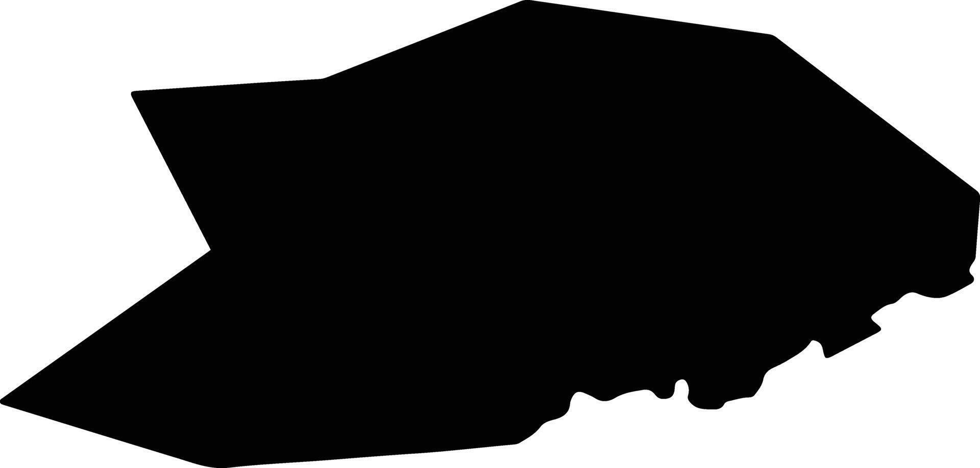 Mogadouro Portugal silhouette map vector