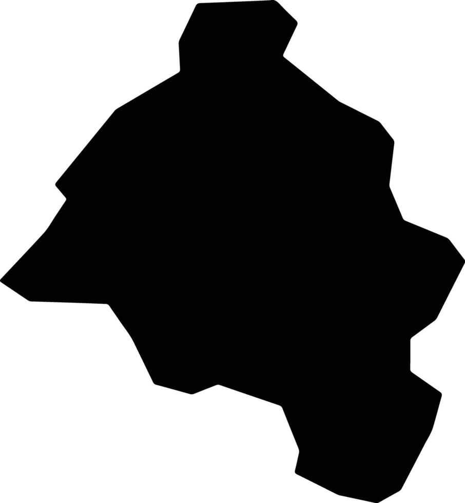 Mogami Japan silhouette map vector