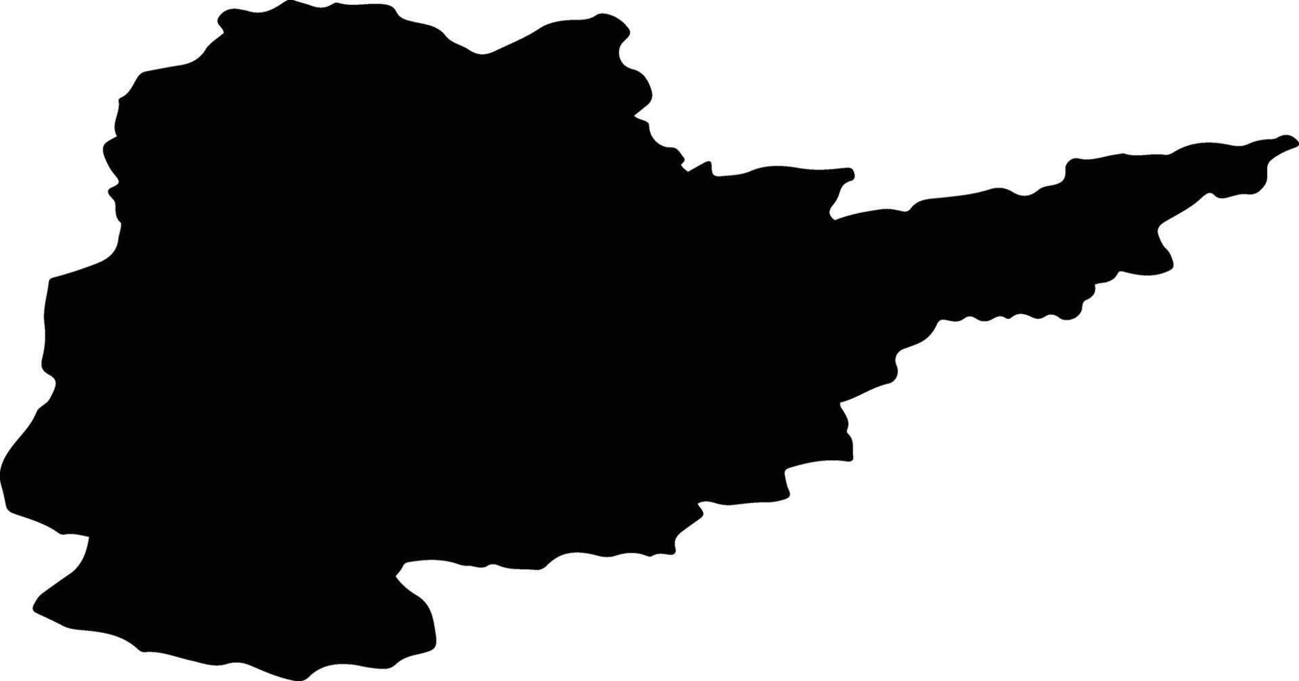 MOGOS Romania silhouette map vector