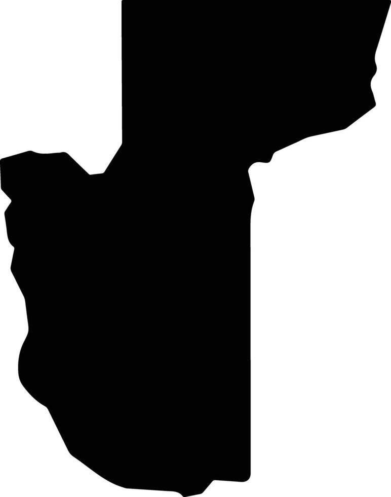Mohave United States silhouette map vector
