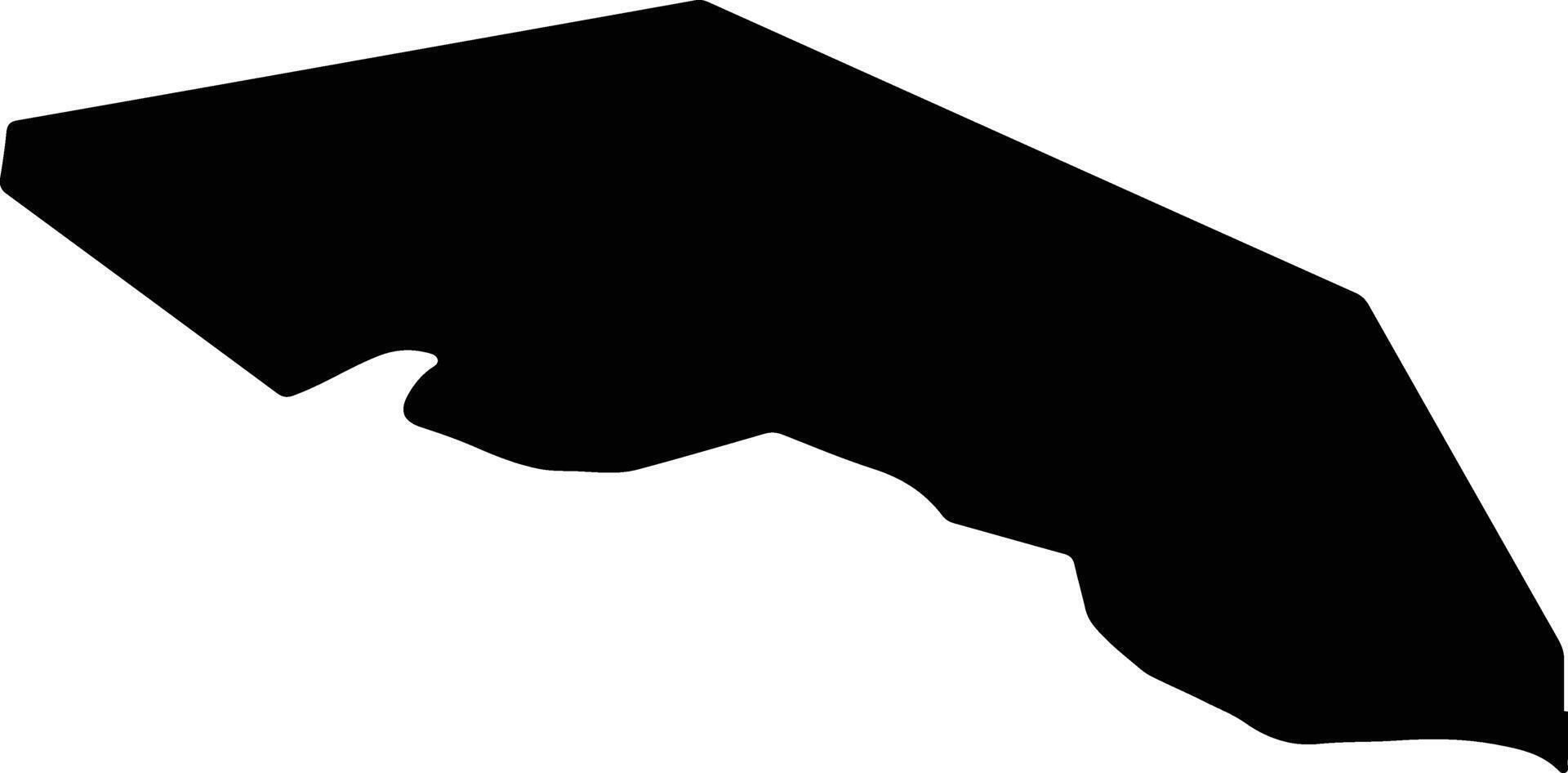 Mohyliv Podilskyi Ukraine silhouette map vector