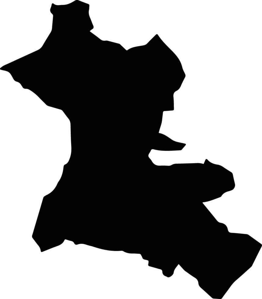 Molcaxac Mexico silhouette map vector