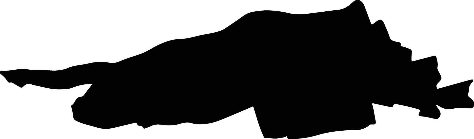 Molenlanden Netherlands silhouette map vector