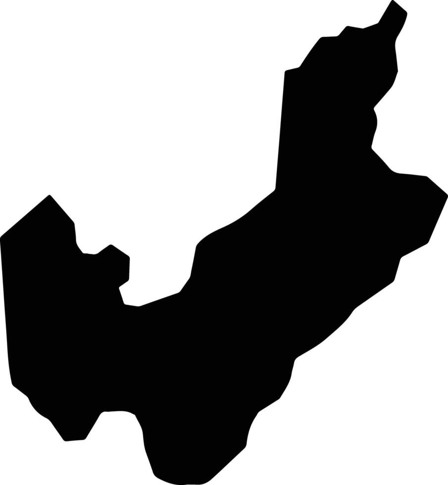 Momostenango Guatemala silhouette map vector
