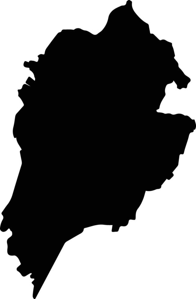 Momil Colombia silhouette map vector
