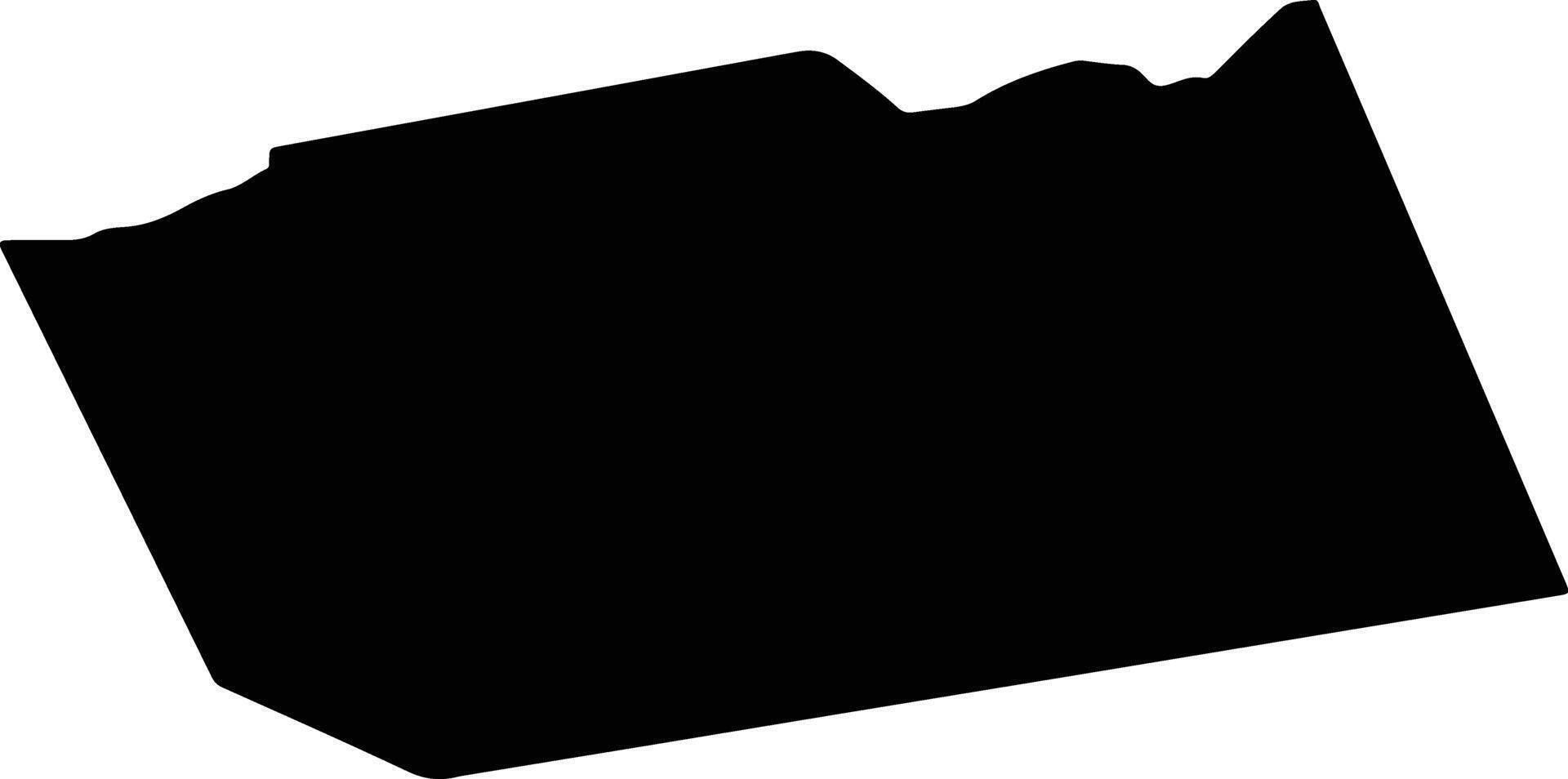 Moncao Portugal silhouette map vector