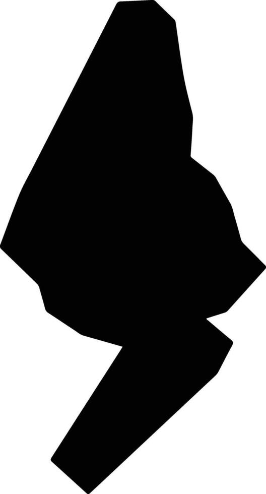 Monjas Mexico silhouette map vector