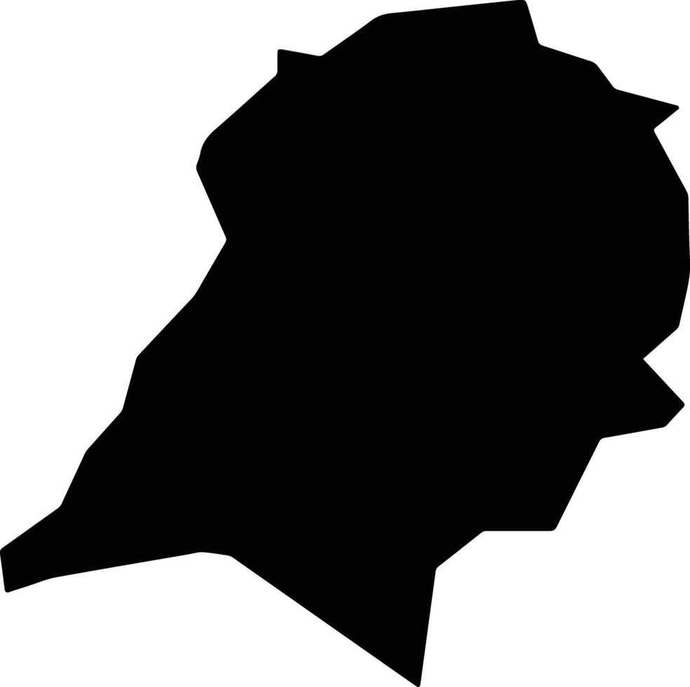 Monjas Guatemala silhouette map vector