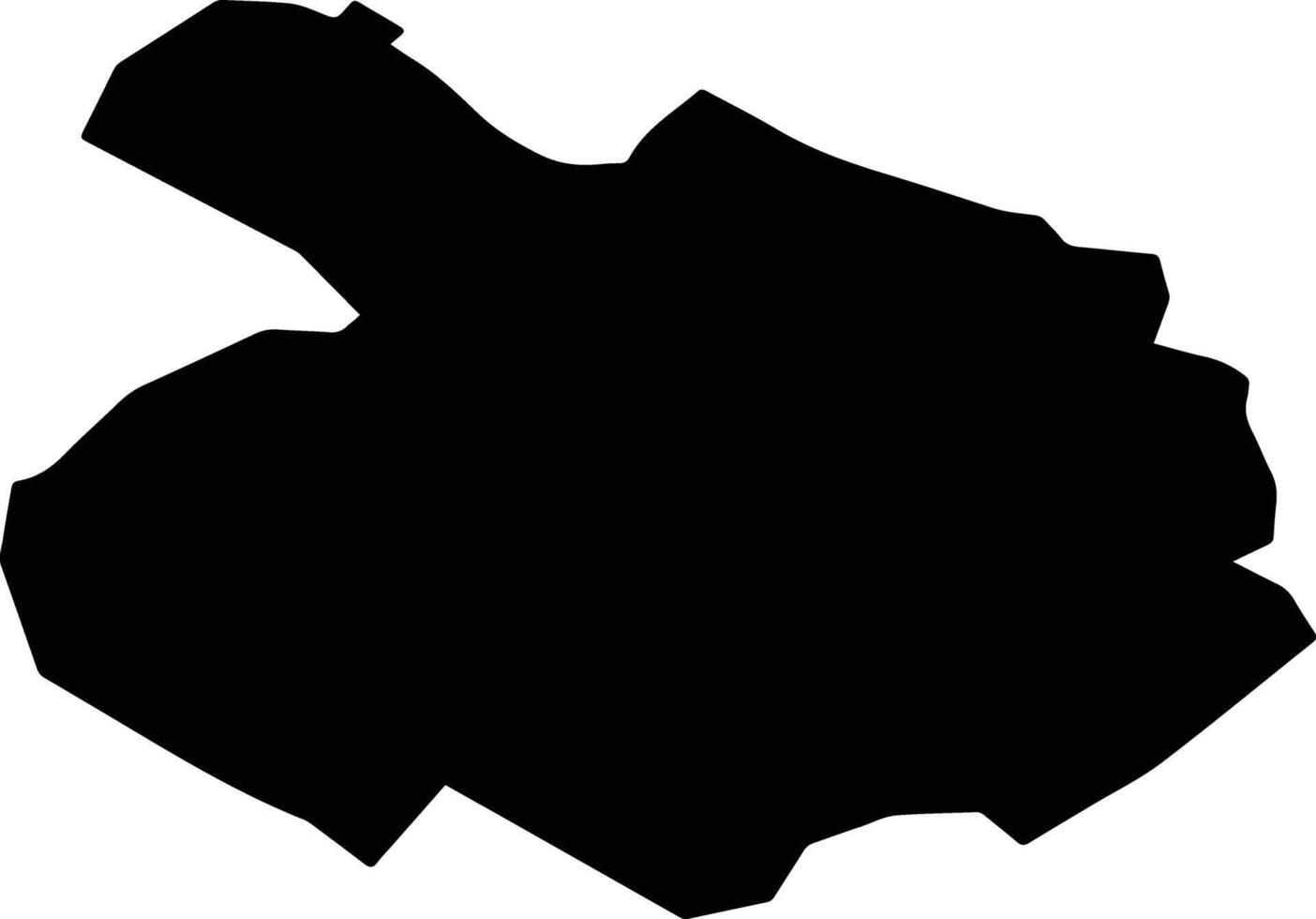 Monor Hungary silhouette map vector