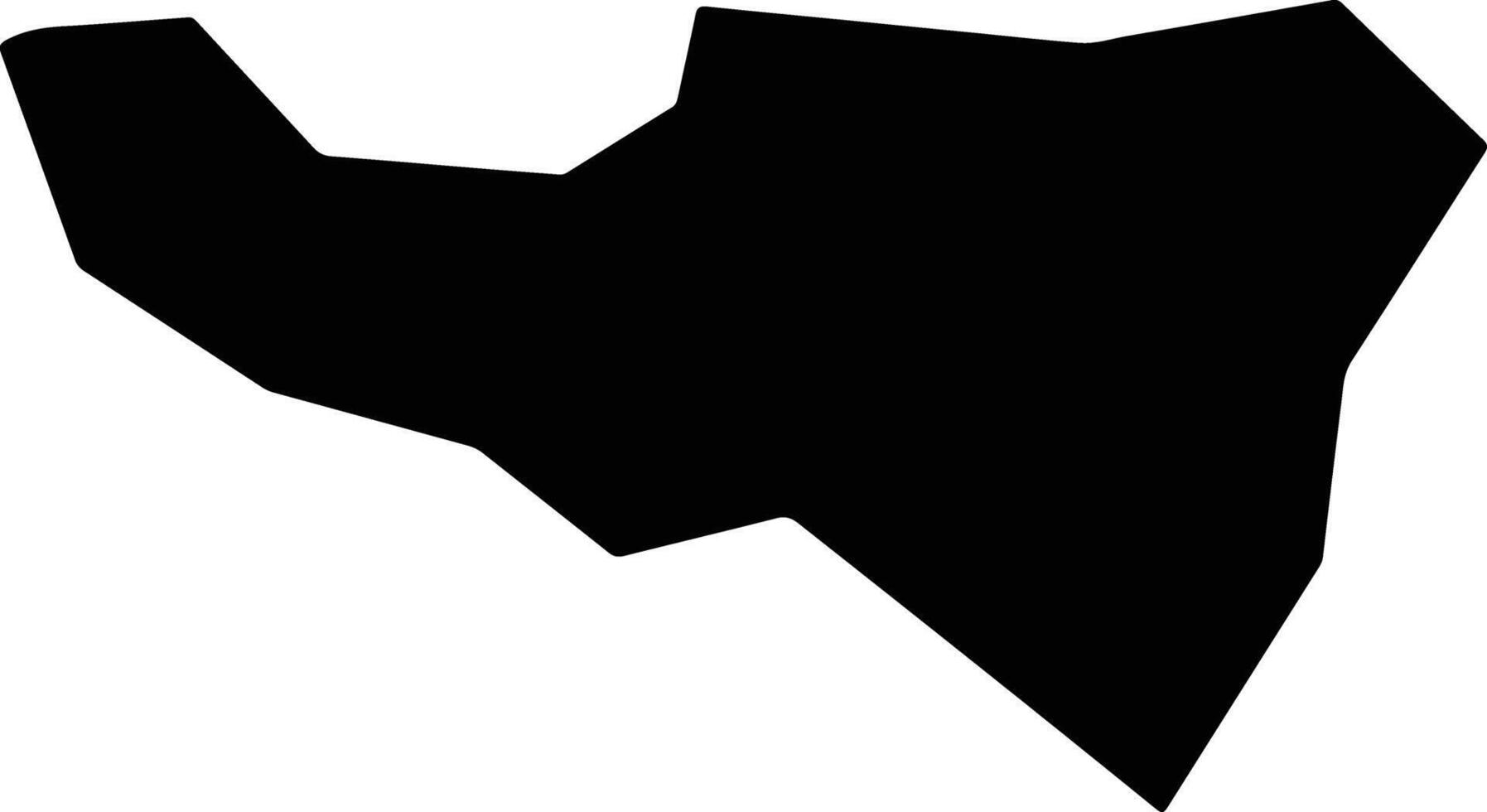 Monte Alegre Brazil silhouette map vector