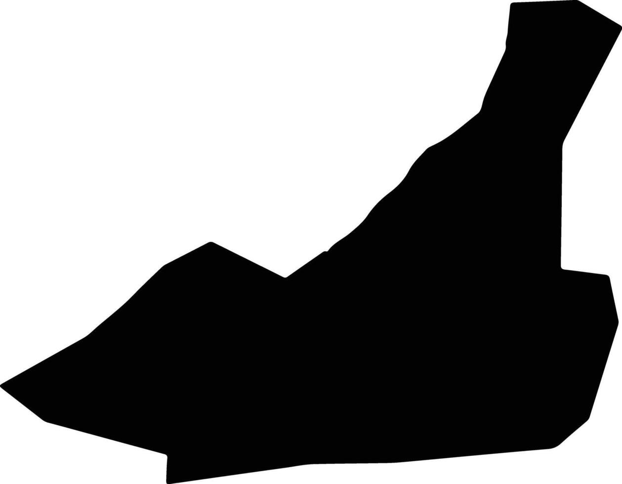 Monte Carlo Monaco silhouette map vector