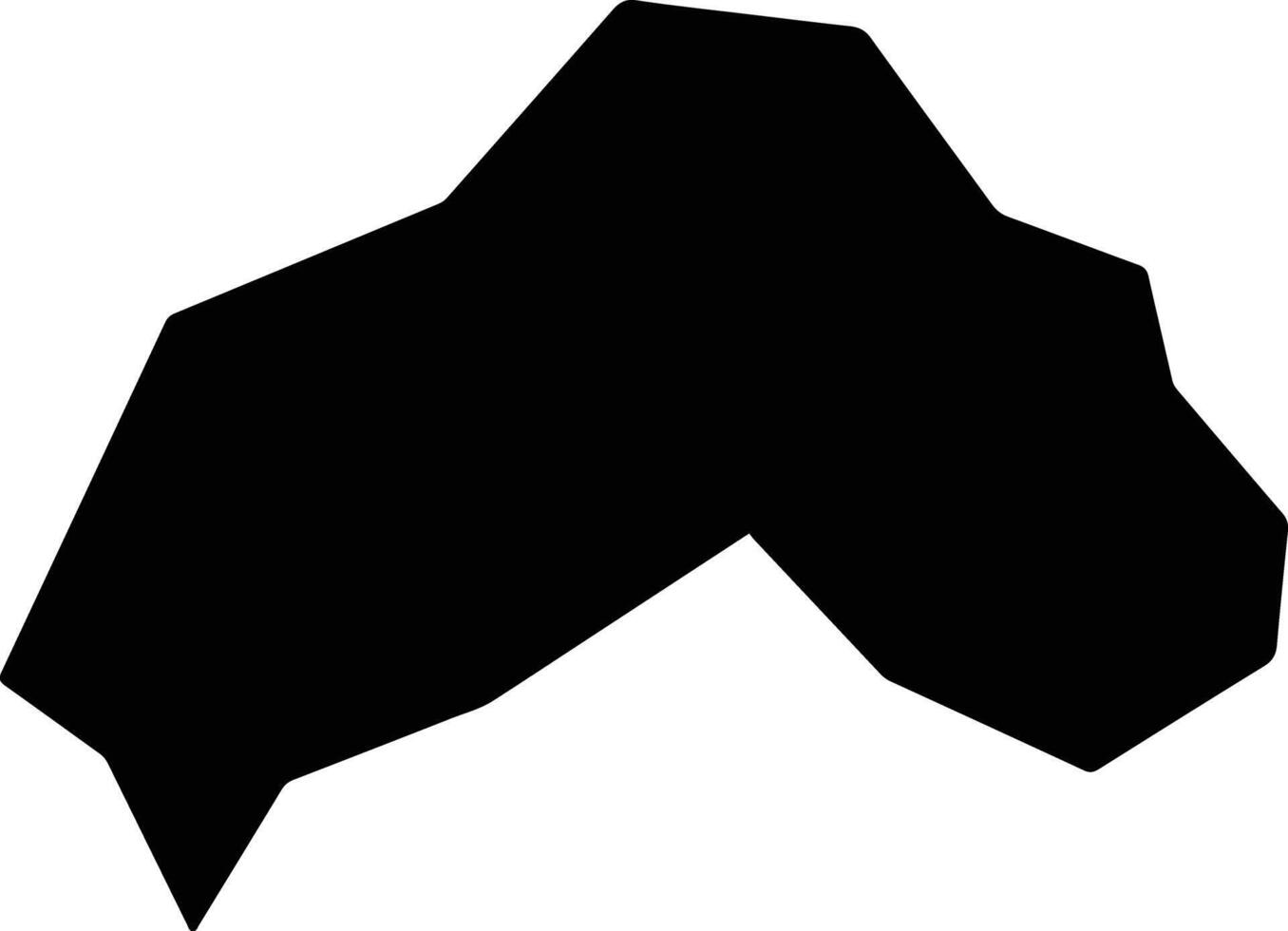 Monte Carlo Brazil silhouette map vector