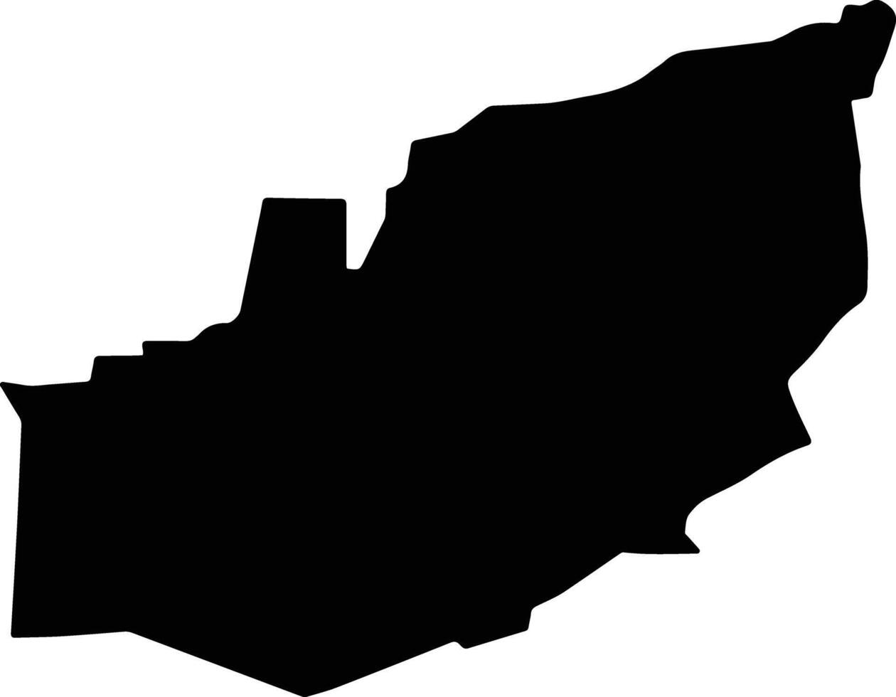 Montecristo de Guerrero Mexico silhouette map vector
