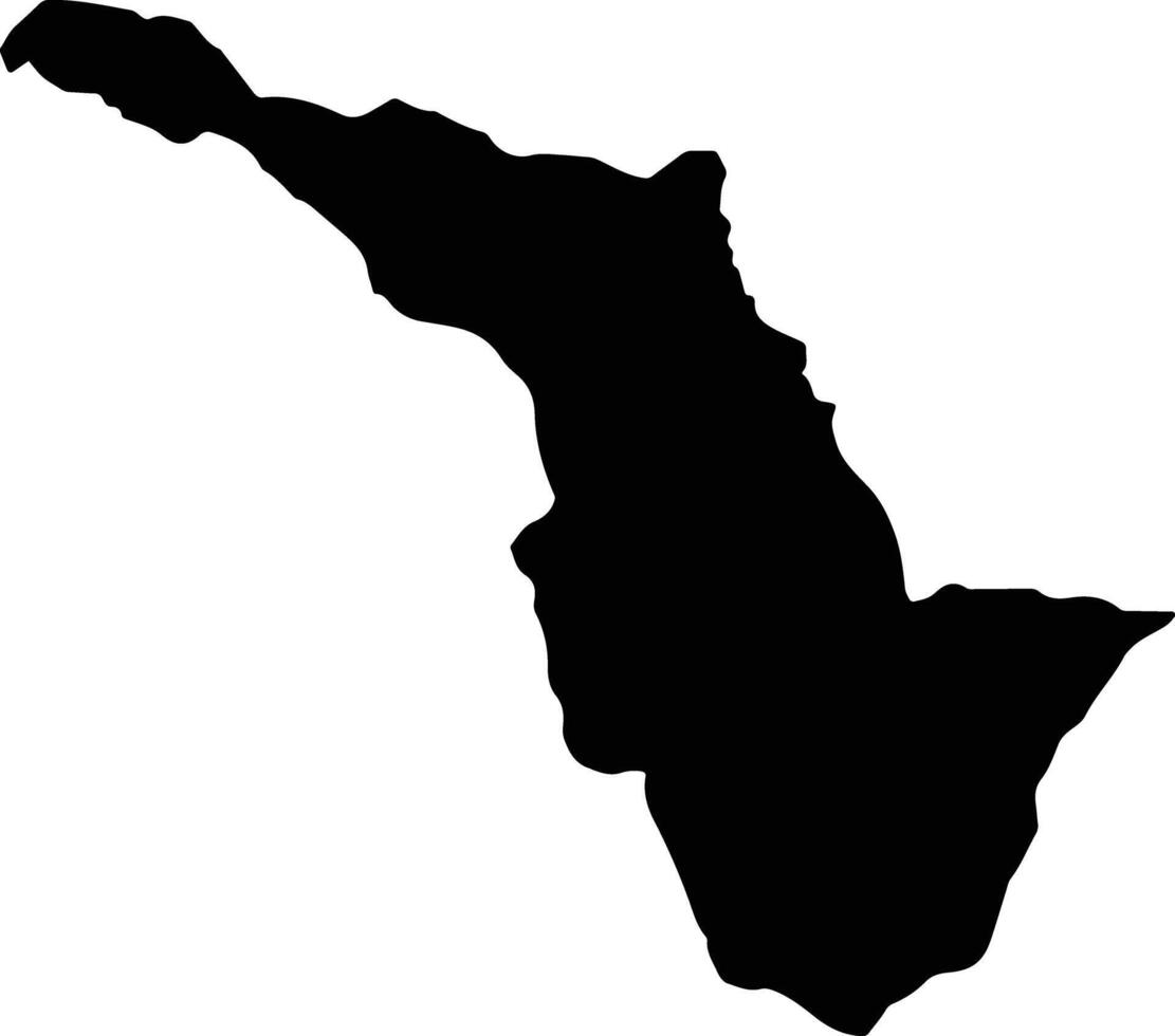 Monte Carmelo Venezuela silhouette map vector