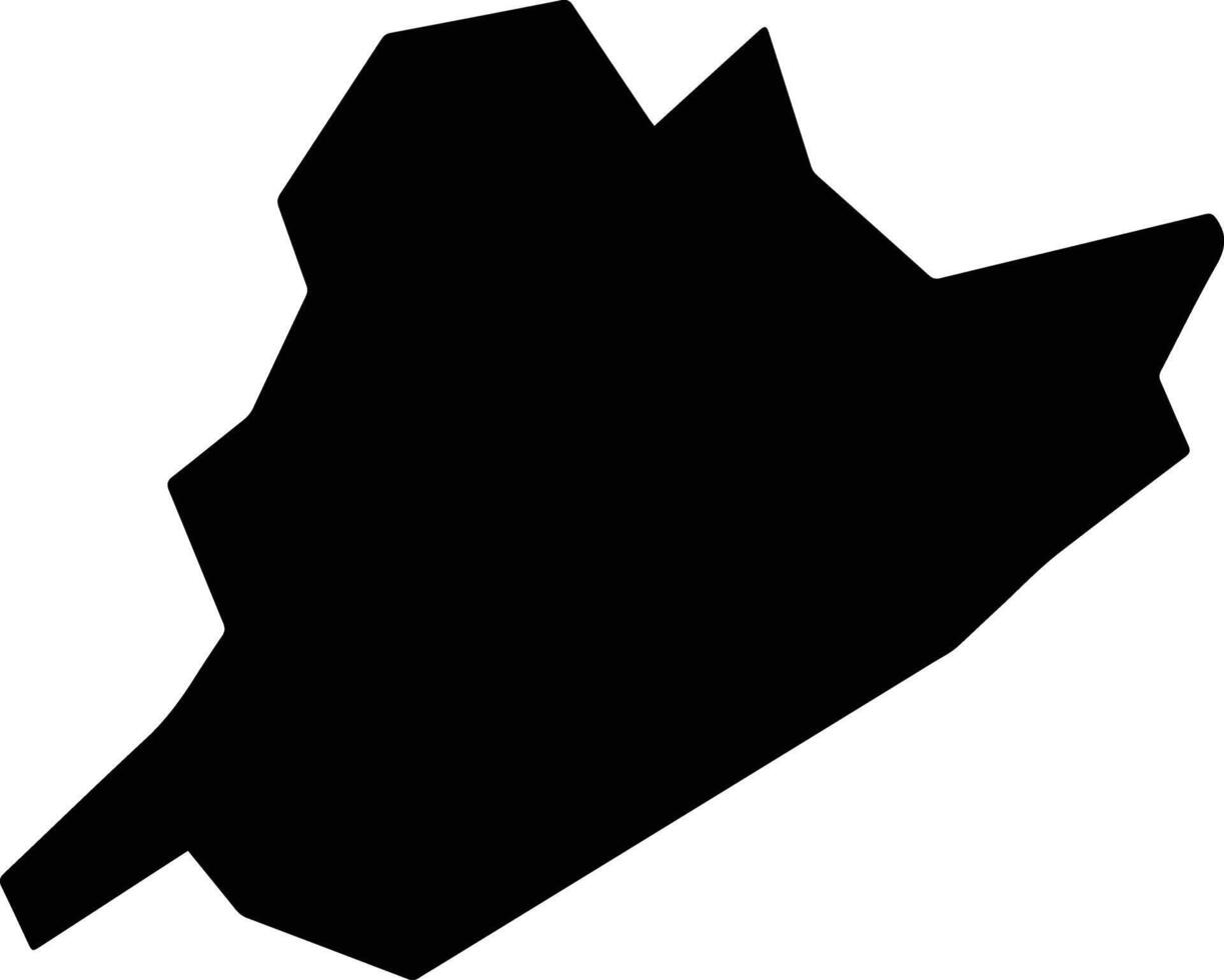 Monteiro Lobato Brazil silhouette map vector