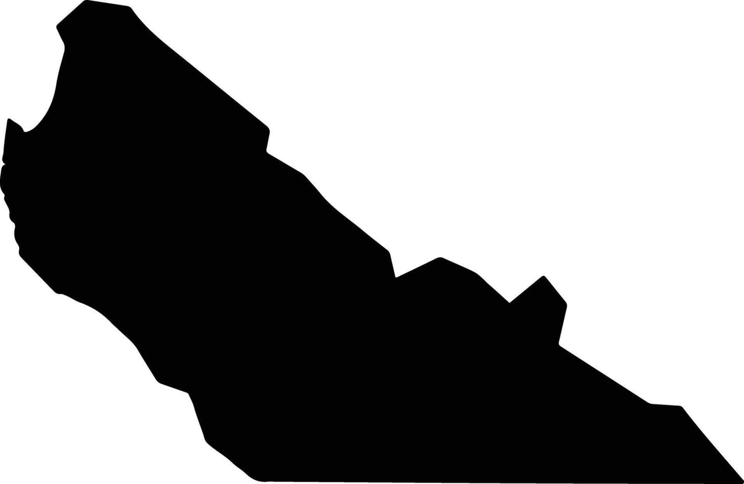Monterey United States silhouette map vector
