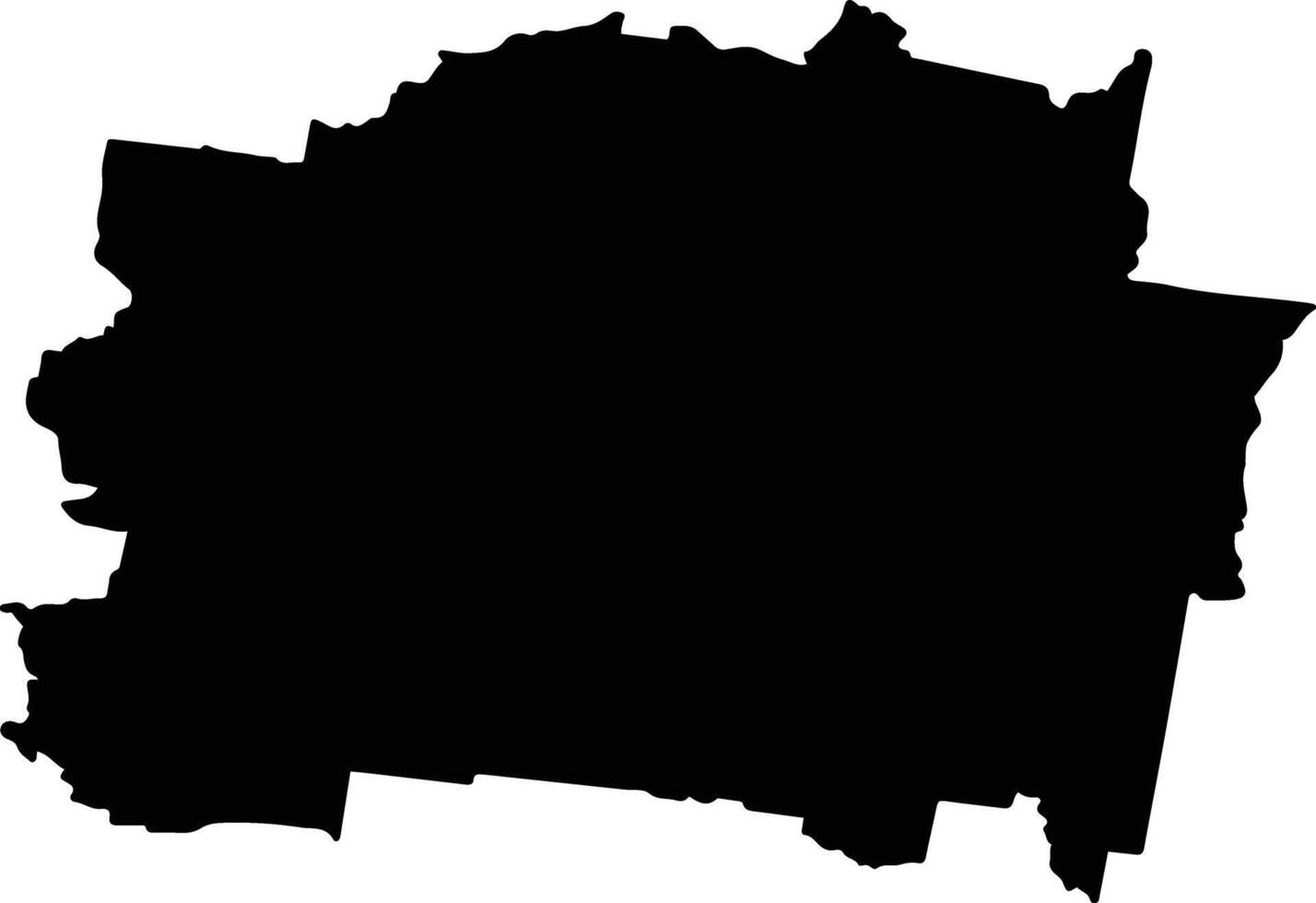 Moorabool Australia silhouette map vector