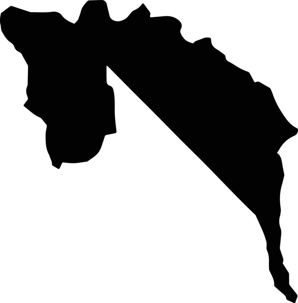 Moores Jamaica silhouette map vector