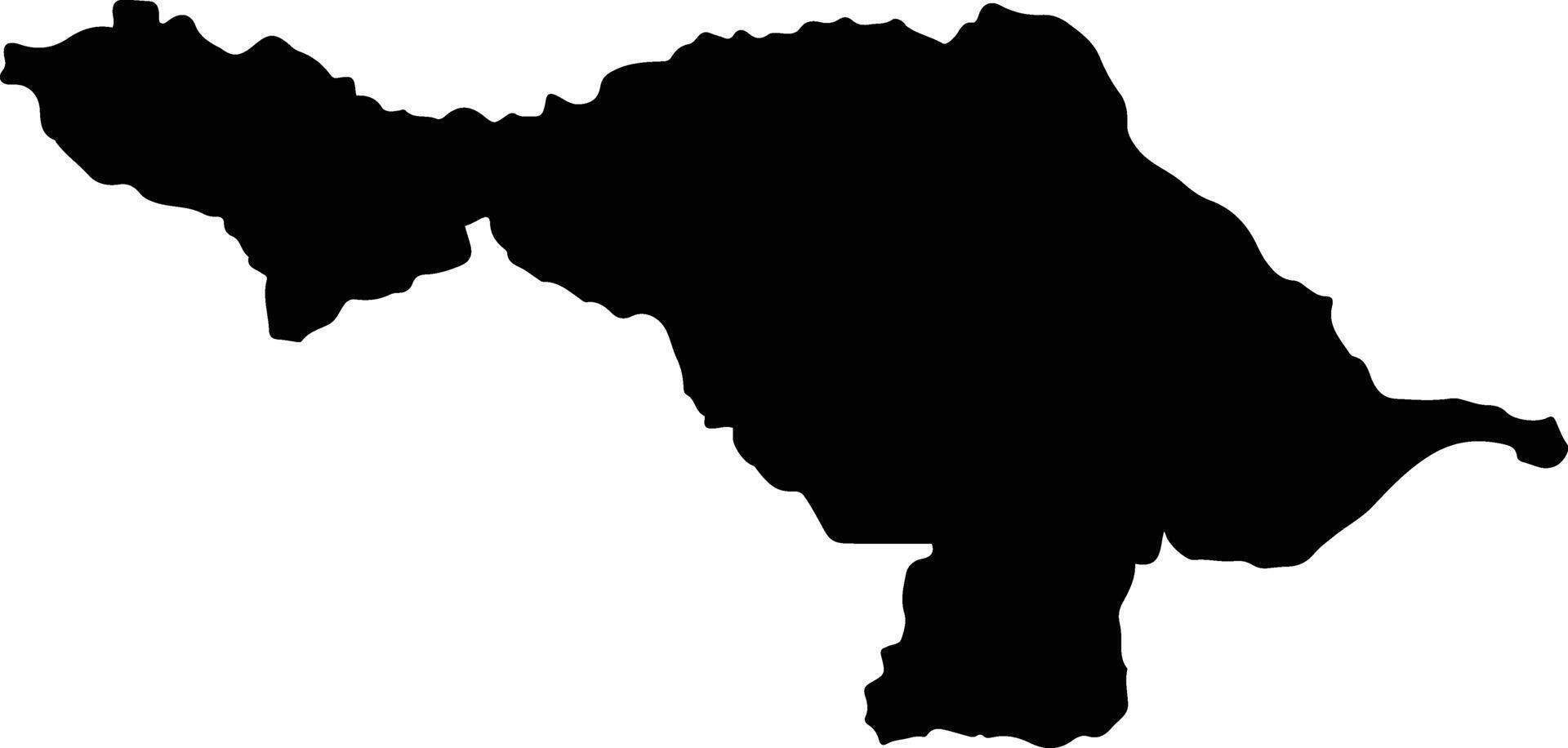 Mora Costa Rica silhouette map vector
