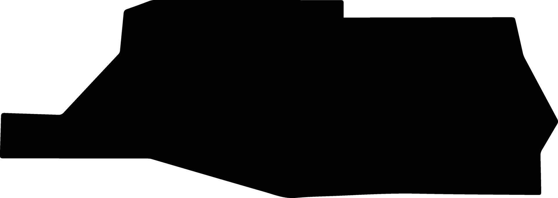 Mora United States silhouette map vector
