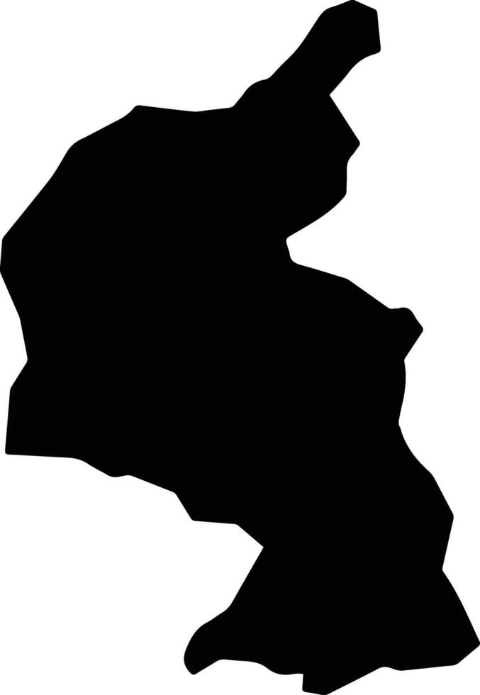 Morada Nova de Minas Brazil silhouette map vector