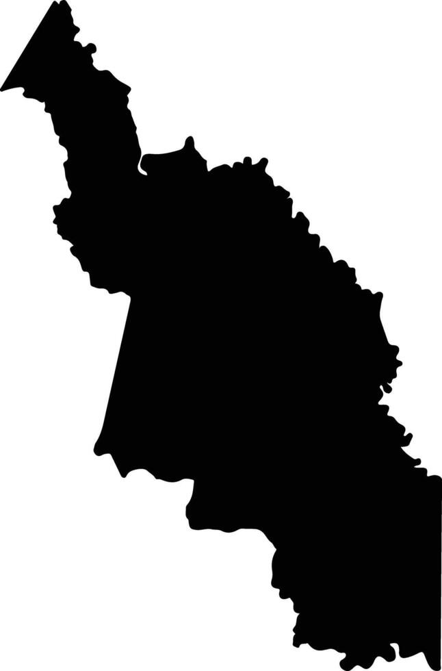Morelia Colombia silhouette map vector