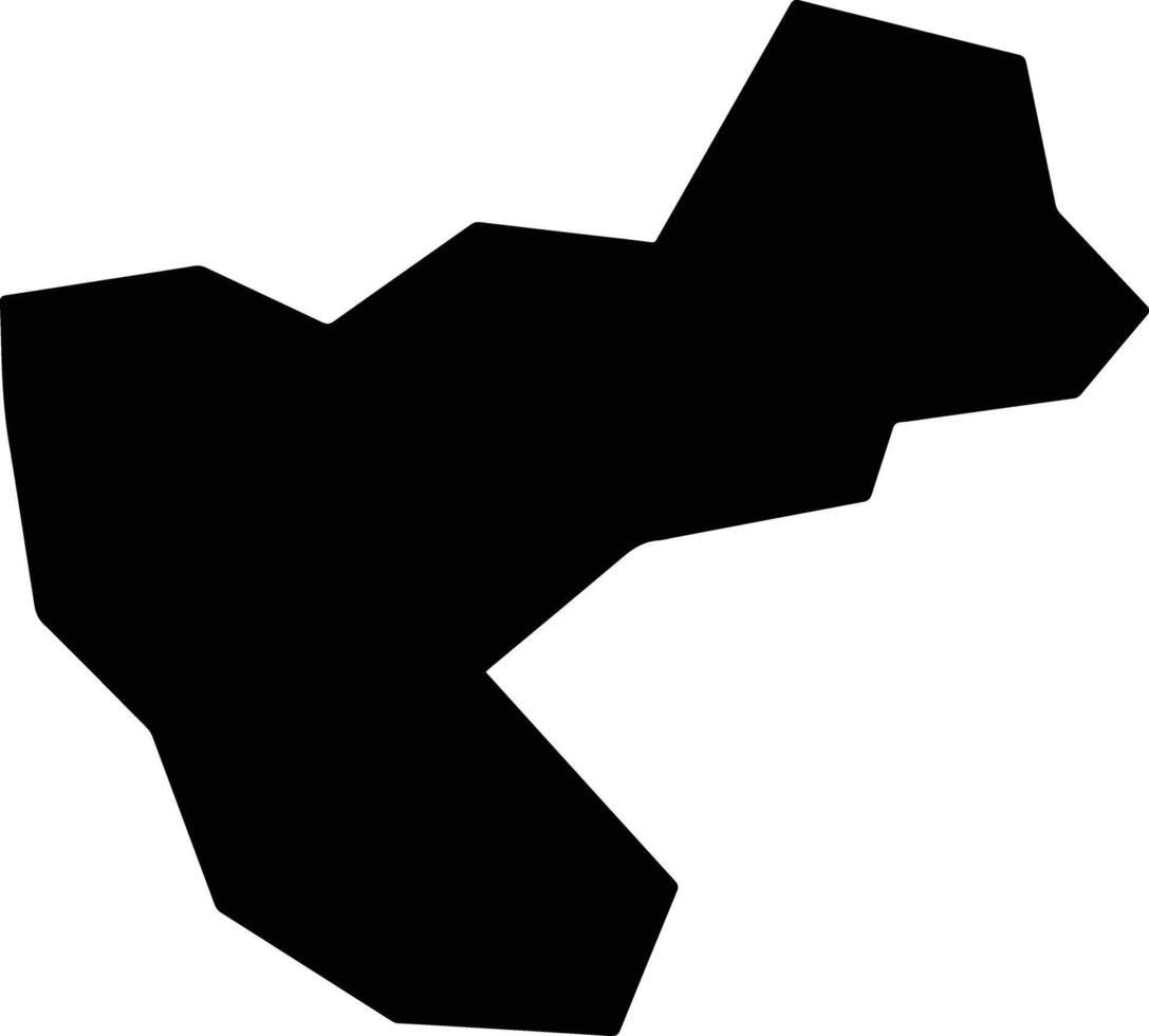 Morgan United States silhouette map vector