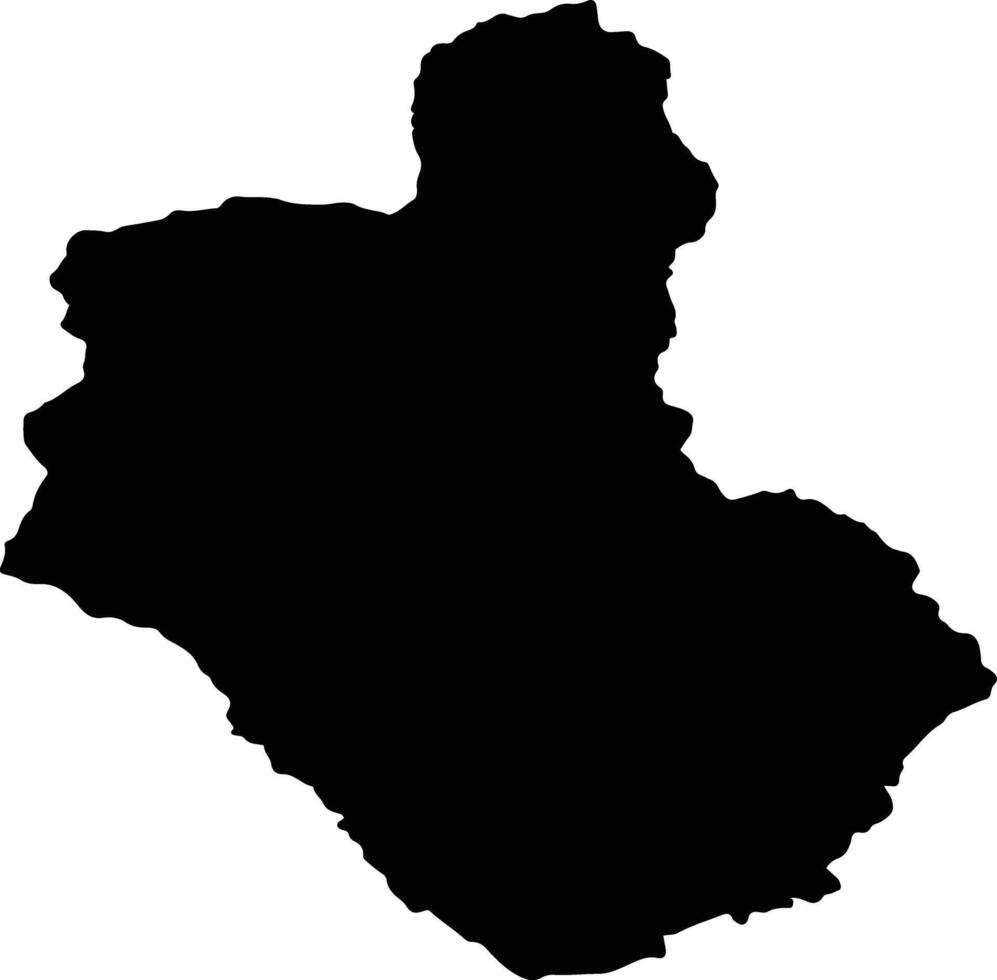 MOROENI Romania silhouette map vector